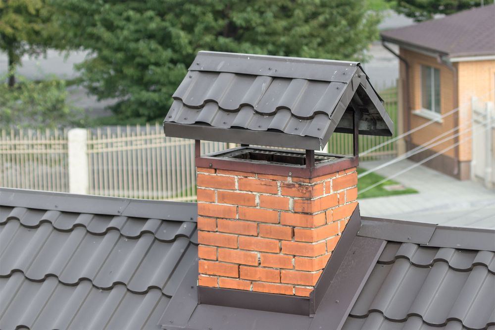 Chimney work typical of the Charlotte area